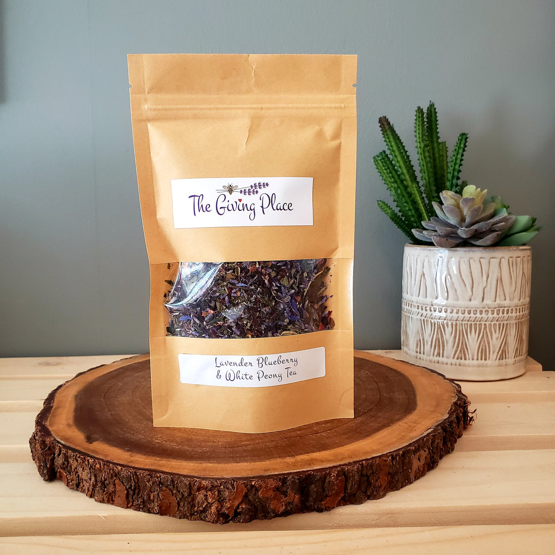 Lavender Blueberry & White Peony Tea