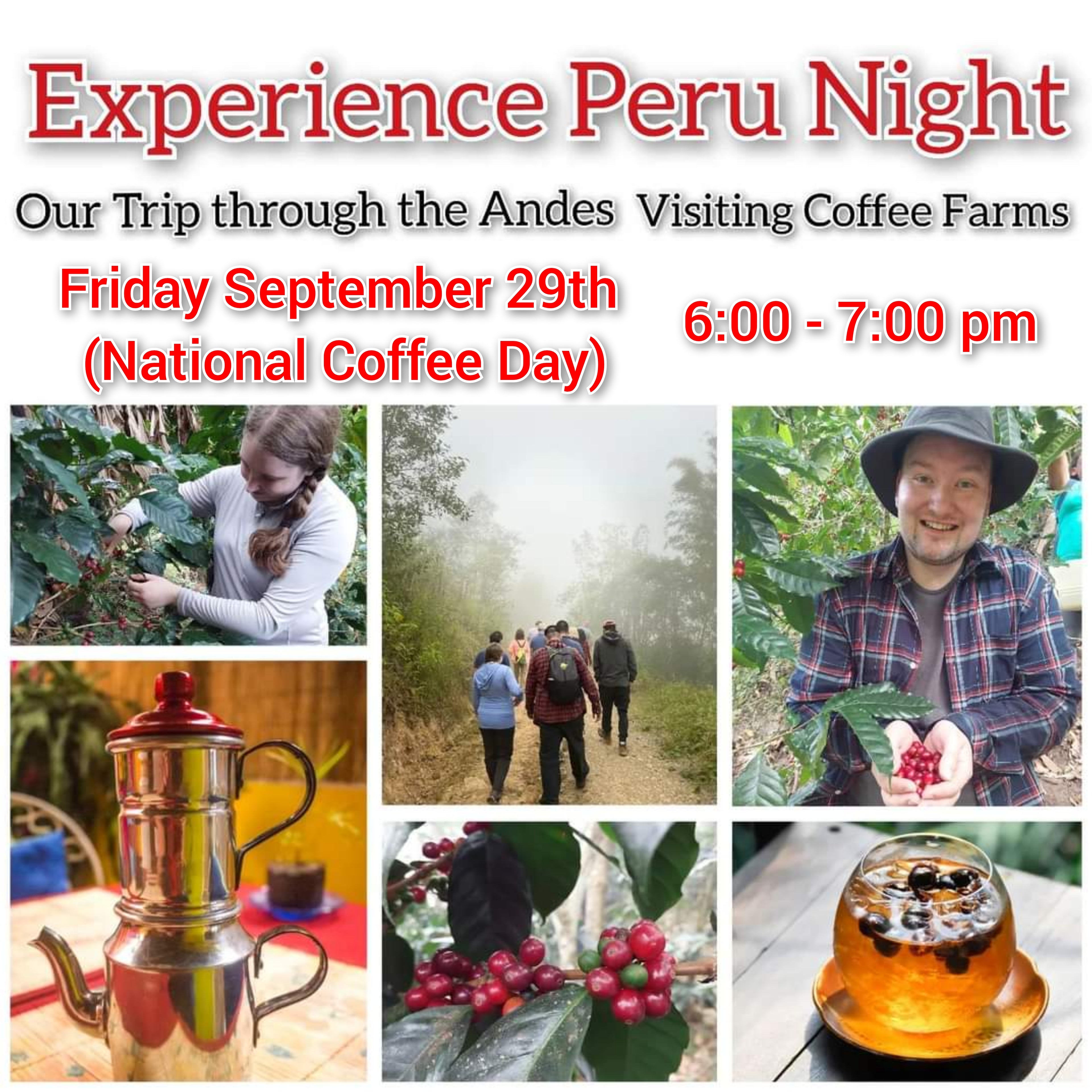 Experience Peru Coffee Night - Tickets