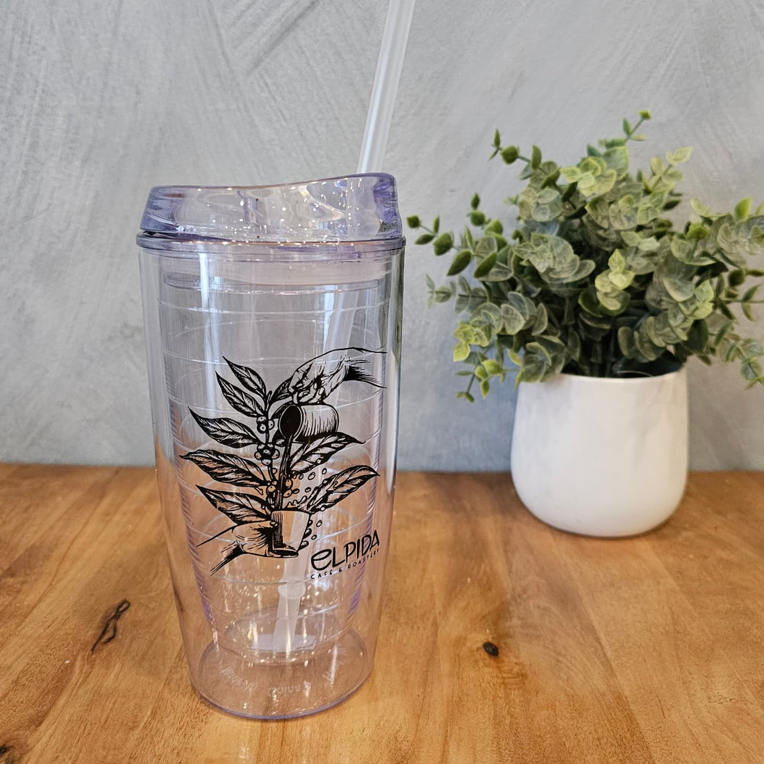 Tumbler With Straw (16 oz)