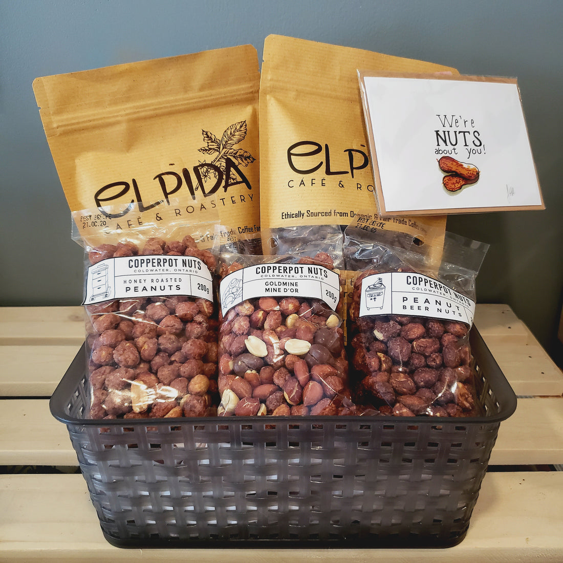 Nuts About You Gift Basket